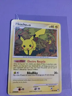 Pokemon TCG Pikachu Mysterious Treasures 94 Regular Common - Image 1