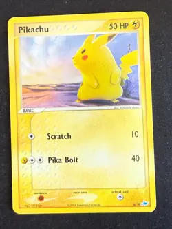 PIKACHU 6/10 EX TRAINER KIT LATIOS ENGLISH POKEMON CARD TCG - Image 1