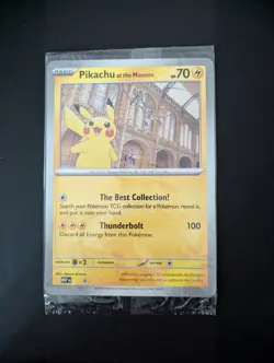 Pikachu At The museum Promo Sealed Pokemon National History Museum - Image 1