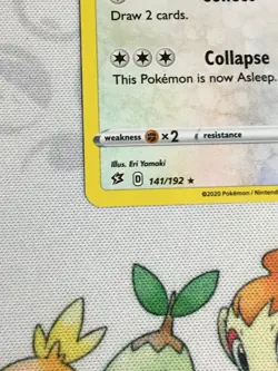 D433 POKEMON TCG REBEL CLASH SNORLAX #141 HOLO NM RARE - Image 4