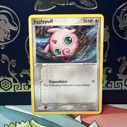 Pokemon TCG Jigglypuff 53/100 EX Crystal Guardians Common 2006 NM - Image 1