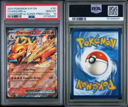 2024 POKEMON SVP EN-SV BLACK STAR PROMO #161 CHARIZARD EX PSA 10 - Image 3
