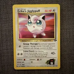 Pokemon TCG Erika's Jigglypuff 69/132 Gym Challenge Regular Wizards 2000 - Image 1