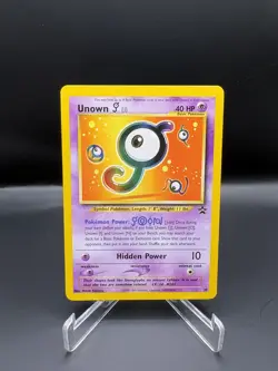 Pokemon TCG - Unown J Promo #38 LP+ - Wizards Black Star Promos - Vintage 2001 - Image 1