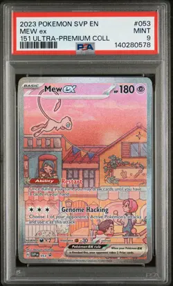 PSA 9 - MEW EX - 053/165 151 ULTRA-PREMIUM COLLECTION POKEMON - Image 1