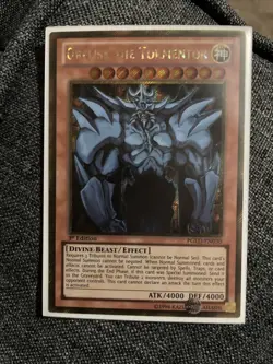 YuGiOh TCG Obelisk The Tormentor Premium Gold PGLD-EN030 Secret Rare 1st Edition - Image 2