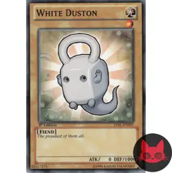 Yugioh White Duston LVAL-EN001 Common 1st Edition NM - Image 1