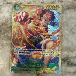 Monkey D Luffy OP13-118 SEC Carrying On His Will One Piece TCG English NM - Image 1