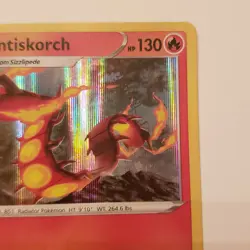 Pokemon Card Centiskorch 10/73 Holo Rare Champions Path Mint - Image 4