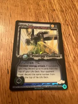 Energy Rush FOIL LIMITED 55 Dragon Ball Z Dbz Ccg Tcg Card Cell Games Saga - Image 1