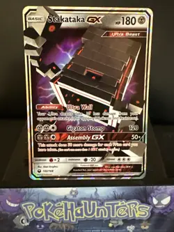 Pokemon Card Stakataka GX 102/168 Celestial Storm Half Art Ultra Rare NM - Image 1