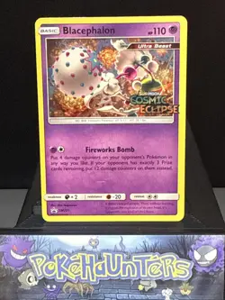 Pokemon Card Blacephalon SM221 Holo Cosmic Eclipse Prerelease Promo LP - Image 1