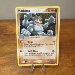 Machamp 9/92 EX Legend Maker Holo Rare Pokemon Card - LP - Image 1