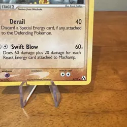 Machamp 9/92 EX Legend Maker Holo Rare Pokemon Card - LP - Image 4