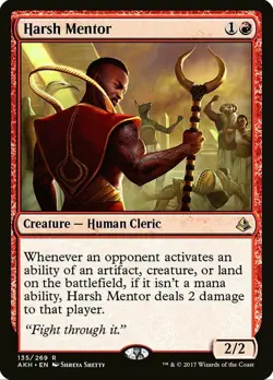 X 1 Harsh Mentor NM-M Amonkhet 135 MTG Magic The Gathering - Image 1