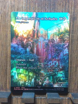 MTG The Imperial City of Archades - Wall of Omens (FOIL Showcase) Final Fantasy. - Image 2