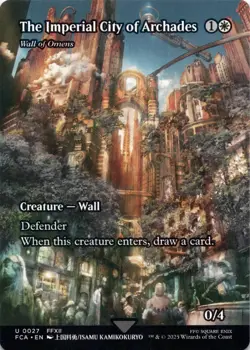The Imperial City of Archades - Wall of Omens (Showcase) Final Fantasy - MTG - Image 1