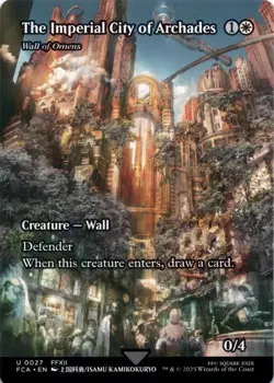 The Imperial City of Archades - Wall of Omens (Showcase) Final Fantasy Magic MTG - Image 1