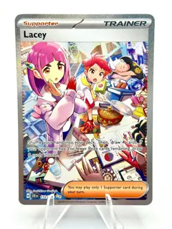 Lacey 172/142 Full Art Trainer Pokemon SV07: Stellar Crown English Near Mint - Image 1