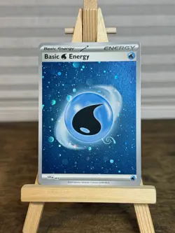 Pokemon Water 🔥🌀HD GALAXY SWIRL🌀🔥 SVE 003 Near Mint Water Energy Cosmos Holo - Image 1