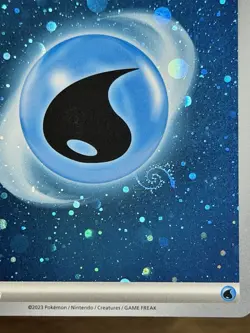 Pokemon Water 🔥🌀HD GALAXY SWIRL🌀🔥 SVE 003 Near Mint Water Energy Cosmos Holo - Image 2