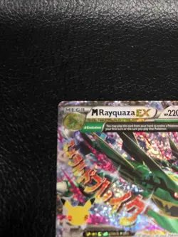 B6 Pokemon M Rayquaza EX Celebrations Classic Collection Holo Ultra Card 76/108 - Image 2