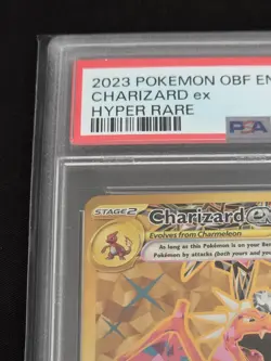 2023 Pokemon Obsidian Flames Charizard ex Hyper Rare #228/197 PSA 9 MINT - Image 5