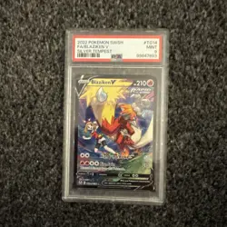 2022 Pokemon SWSH FA/blaziken V Silver Tempest #TG14 PSA 9 MINT Full Art - Image 1