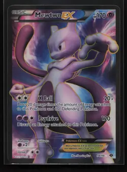 Pokemon TCG Mewtwo EX 98/99 Next Destinies Holo Full Art Ultra Rare MP - Image 1