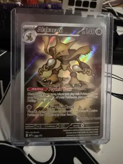 Alakazam 009 Sealed Pokemon Center Exclusive Mega Evolution Promo Holo Card - Image 1