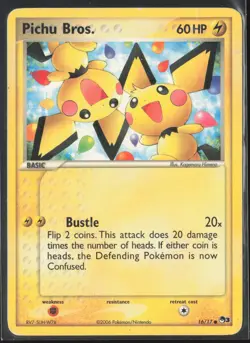 Pichu Bros. Common POP Series 3 016/017 HP Pokemon Card - Image 1