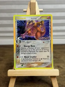 Marowak 10/113 EX Delta Species Reverse Holo Holo Rare Stamp Pokemon TCG - Image 1