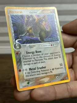Marowak 10/113 EX Delta Species Reverse Holo Holo Rare Stamp Pokemon TCG - Image 3