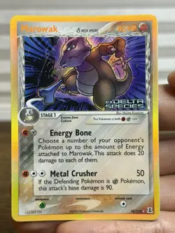 Marowak 10/113 EX Delta Species Reverse Holo Holo Rare Stamp Pokemon TCG - Image 5