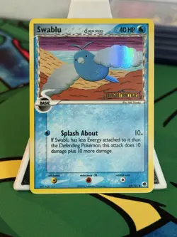 Swablu 65/101 EX Dragon Frontiers Holo 2006 Delta Species Stamped Pokemon TCG NM - Image 1