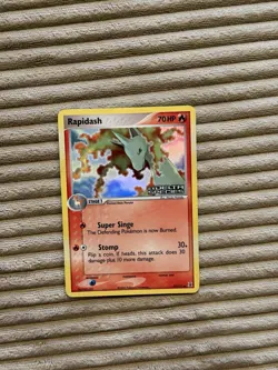 Rapidash #52 Pokemon Delta Species - Reverse Holo Stamped NM Near Mint - Image 1