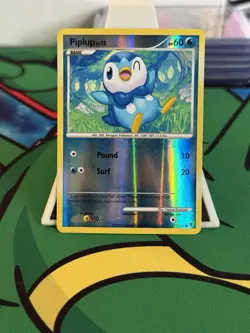 2009 Pokemon Supreme Victors #121/147 Piplup Reverse Holo Nm - Image 1