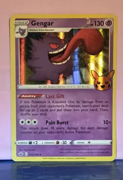 Gengar #057/198 Holo Rare 2021 Pokemon Chilling Reign NM - Image 1