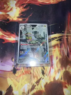 Pokemon TCG - SV Shrouded Fable - Fraxure 077/064 - Holo Illustration Rare - NM - Image 3