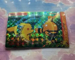 Pokemon Vintage Pocket Monsters Vending HOLO Prism Sticker 1999 Bandai Nintendo - Image 3
