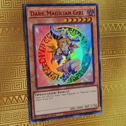 Dark Magician Girl LDS3-EN082 Ultra Rare 1st Edition (RED) NM Yu-Gi-Oh Eng Tcg - Image 1