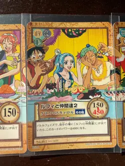One Piece Carddass Hyper Battle 2001 Bandai Buffet Luffy Nami Sanji & Others NM- - Image 3