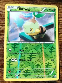 Turtwig 1/135 Plasma Storm Pokemon Card Reverse Holo - Image 1