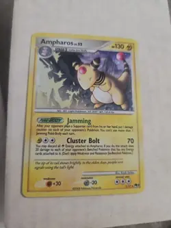 Ampharos 1/17 Pop Series 7 Holo Pokemon Card LP - Image 1