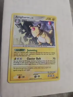 Ampharos 1/17 Pop Series 7 Holo Pokemon Card LP - Image 2