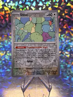Ditto Reverse Holo NM 132/165 Scarlet & Violet 151 Pokemon Card - Image 1