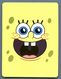 Kayou Spongebob Squarepants Smiling Face Card SB00-FR-027L2 Token Textured - Image 1