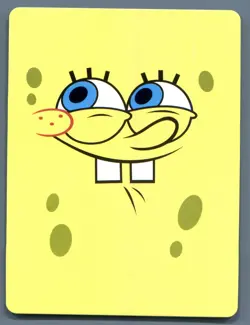 Kayou Spongebob Squarepants Happy Face Card SB00-FR-026L2 Textured - Image 1