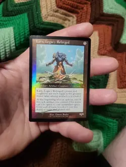 MTG MOM Aftermath SHOWCASE Karn, Legacy Reforged Foil Retro Frame NEAR MINT!!!! - Image 1