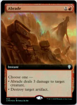 Abrade (Extended Art) (Foil) Commander Legends, 659 NM - Image 1